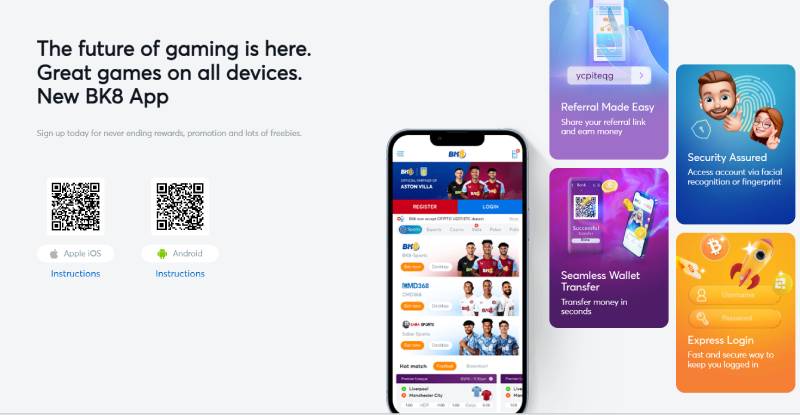 Có nên chơi bằng app BK8 thay vì qua web?