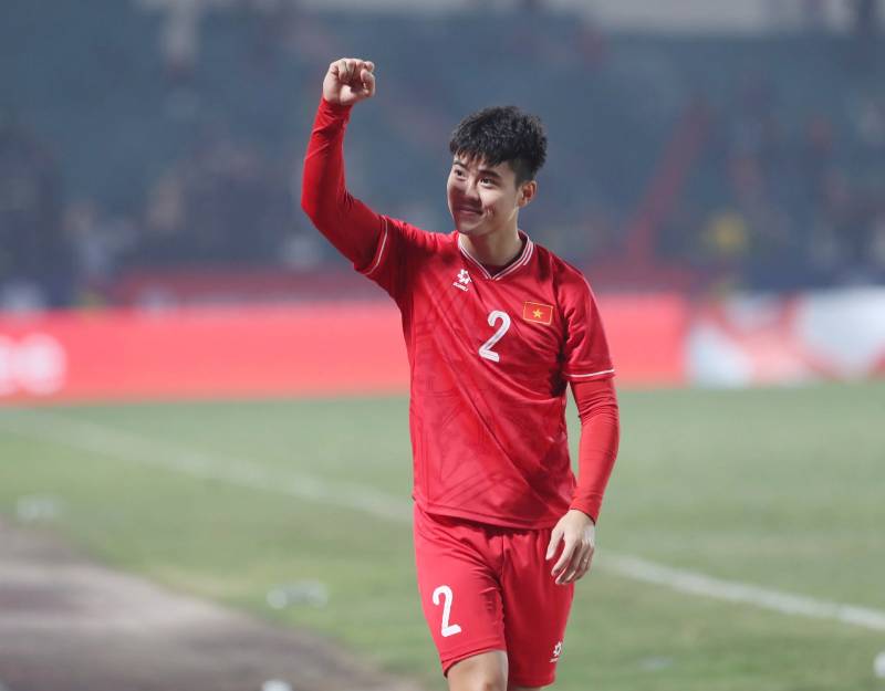 Duy Mạnh trong màu áo đội tuyển quốc gia