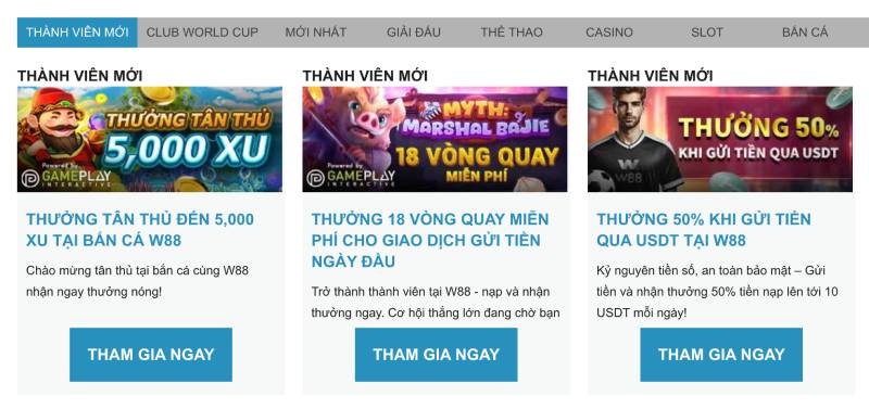 Khuyến mãi dành cho người mới