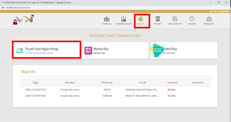 Các Câu Hỏi Thường Gặp Khi Cá Cược Tại VN138 4 Nạp tiền và rút tiền tại VN138 có dễ không?